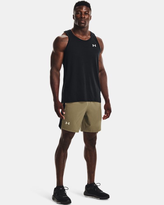 Men's UA Launch Run 7" Shorts, Green, pdpMainDesktop image number 2